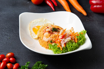 Sticker - nasi goreng, traditional fried rice