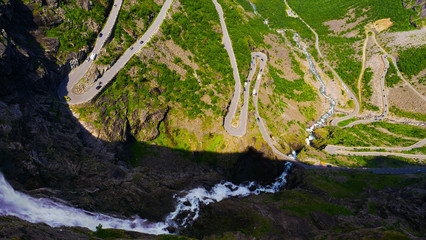 Wall Mural - Trollstigen mountain road in Norway