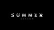 © 3d-ganeshaArtphoto - Cinematic Summer season title Video Template. Animation text of dynamic zoom camera advertisement.Version Movie with banner and motion graphic on black background.summer holiday screen illustration