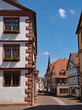 Altstadt von Lohr am Main in Unterfranken, Bayern, Deutschland 