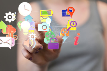 using cloud technology to send and receive files.