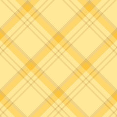 Seamless pattern in gentle yellow and beige colors for plaid, fabric, textile, clothes, tablecloth and other things. Vector image. 2