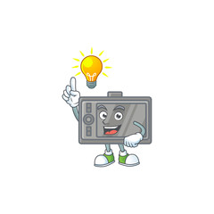 Sticker - Smart wacom cartoon character has an idea