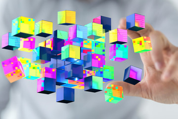 using cloud technology to send and receive files.