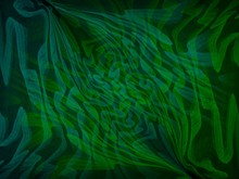 Abstract Green - Blue Patterns On A Dark Background. Abstract Background.