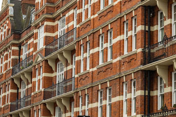 Wall Mural - Row of brick terraced town houses