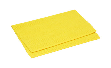 Canvas Print - Yellow ribbed cotton placemat