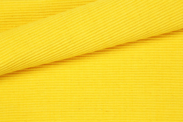 Wall Mural - Yellow ribbed cotton placemat