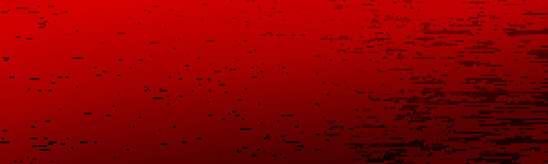 Abstract background with glitch effect. Particles move in space.