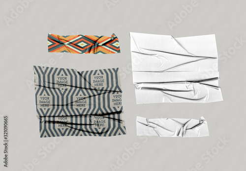 Download White Strip Packaging Tape Mockup Buy This Stock Template And Explore Similar Templates At Adobe Stock Adobe Stock PSD Mockup Templates