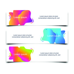 Fototapete - Abstract Web banner design background or header Templates vector illustration