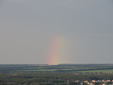 Fototapeta Tęcza - rainbow over fields