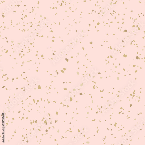 Tapeta różowa  zlota-tekstura-podlogi-lastryko-wektor-wzor-z-chaotycznym-rozrzuconym-zlotym-konfetti