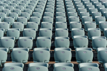 Empty Chairs In Stadium