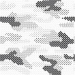 Seamless pattern Halftone camouflage abstract Modern vector background