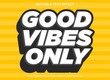 © Fuadi Alhusini - good vibes text effect template with 3d bold type style and retro concept use for brand label and logotype