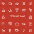 © Nadir - Editable 22 espresso icons for web and mobile