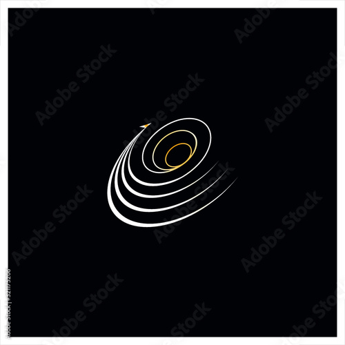Cuadros en Lienzo an abstract shape of vortex space