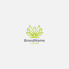 Wall Mural - Nature logo concept. vector leaf 