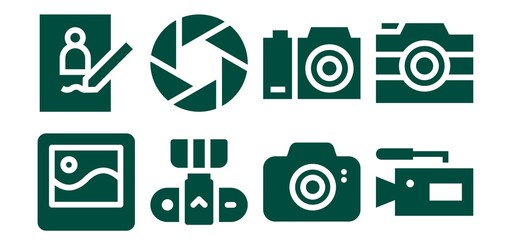 photographic icon set