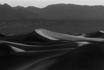 Sticker - Sand Dunes in Death Valley National Park - Mesquite Dunes