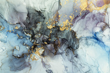 Abstract Artwork. Trendy Wallpaper. Alcohol Ink Art. - Image