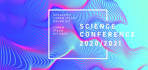 Aufkleber - Abstract geometric background. Poster template for Business and IT Technologies Conference.