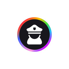 Canvas Print - Captain -  App Icon