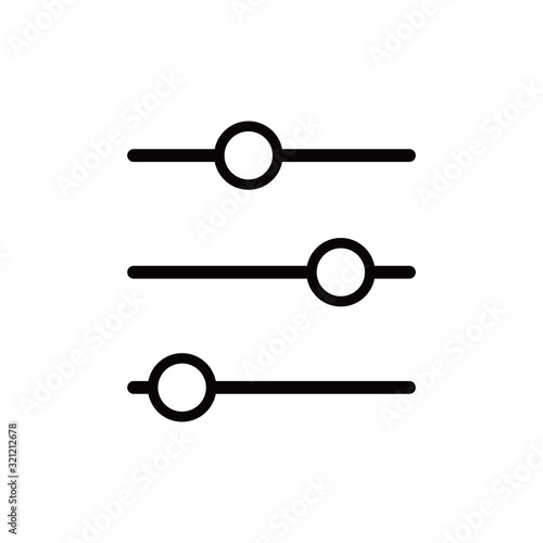 Cuadros en Lienzo filter icon design vector logo template EPS 10