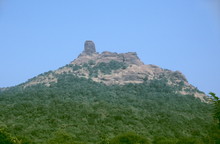 Pinnacle Of Karnala Fort, Surrounded By The Moist Deciduous Forest Of Karnala Bird Sanctuary, India