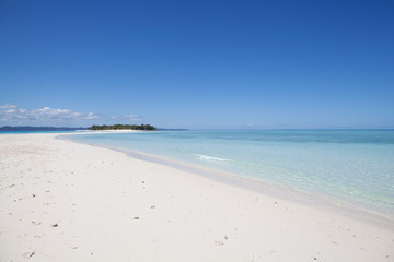 Wall Mural - tropical beach with white sand