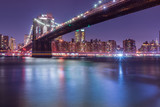 Fototapeta  - Brooklyn Bridge at night