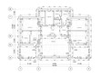 © Free_styler - Detailed architectural private house floor plan, apartment layout, blueprint. Vector illustration