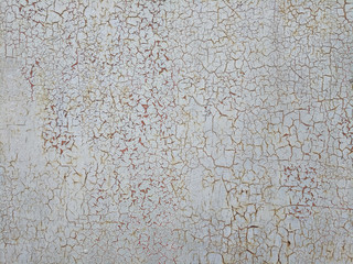 Wall Mural - rusted texture of old wall peeling paint
