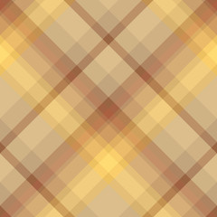 Seamless pattern in discreet beije and brown colors for plaid, fabric, textile, clothes, tablecloth and other things. Vector image. 2