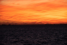 Orange Sunset Clouds