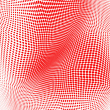 Red White Halftone Background