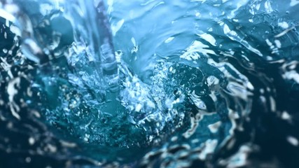 Poster - 1000, background, blue, bright, clear, clearness, colorful, diet, drink, drop, droplet, fall, filling, flow, flowing, fluid, fps, fresh, freshness, health, healthy, ice, juicy, liquid, loop, machine, 