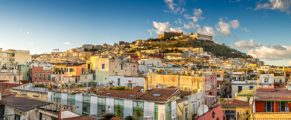 Canvas Print - roofs of Napoli