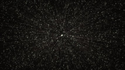 Wall Mural - 4k magic golden stardust particle
