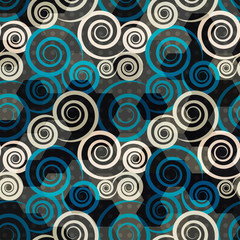  spirala niebieski bez szwu