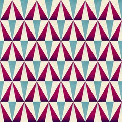 Wall Mural - vintage triangle seamless pattern