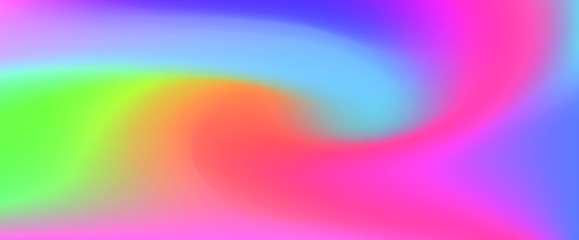 Abstract iridescent background with colorful pastel stains.