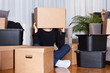 © karakedi35 - Moving boxes in new house. Real estate concept.