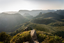 Views Of Rolling Mountain Ranges Of The Pinnacles, Coromandel, New Zealand