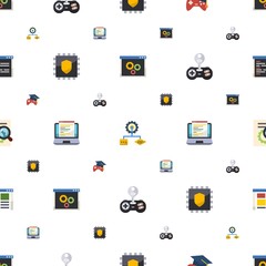 Wall Mural - code icons pattern seamless