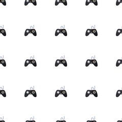 Wall Mural - Gaming icon pattern seamless isolated on white background