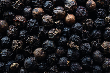 Wall Mural - Close-up view of the black peppercorn