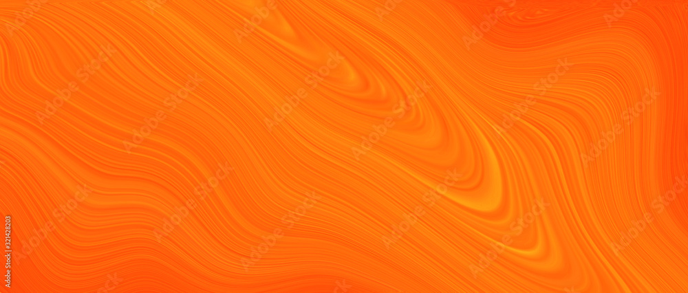 orange and white liquid color oil paint. - obrazy, fototapety, plakaty 