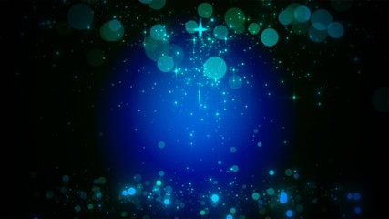 Wall Mural - blue bright logo intro animation background